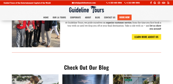 guideline tours screenshot