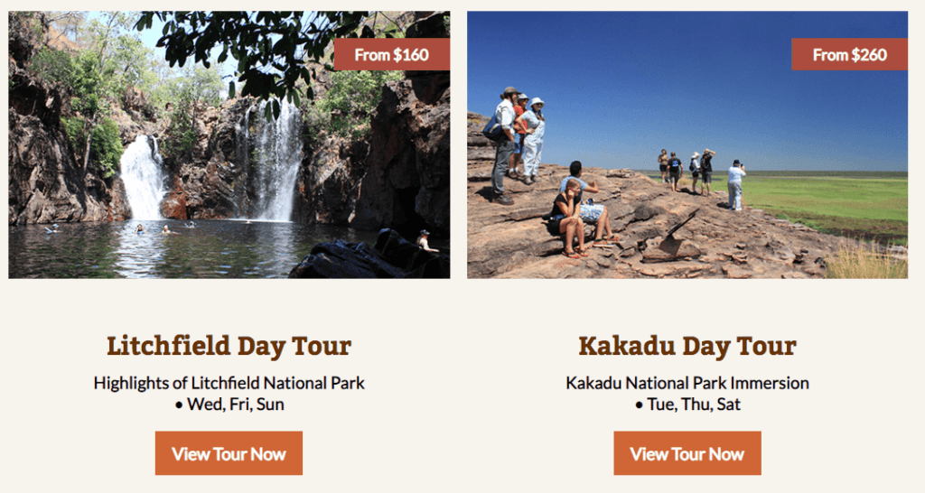 Darwin Tour Website